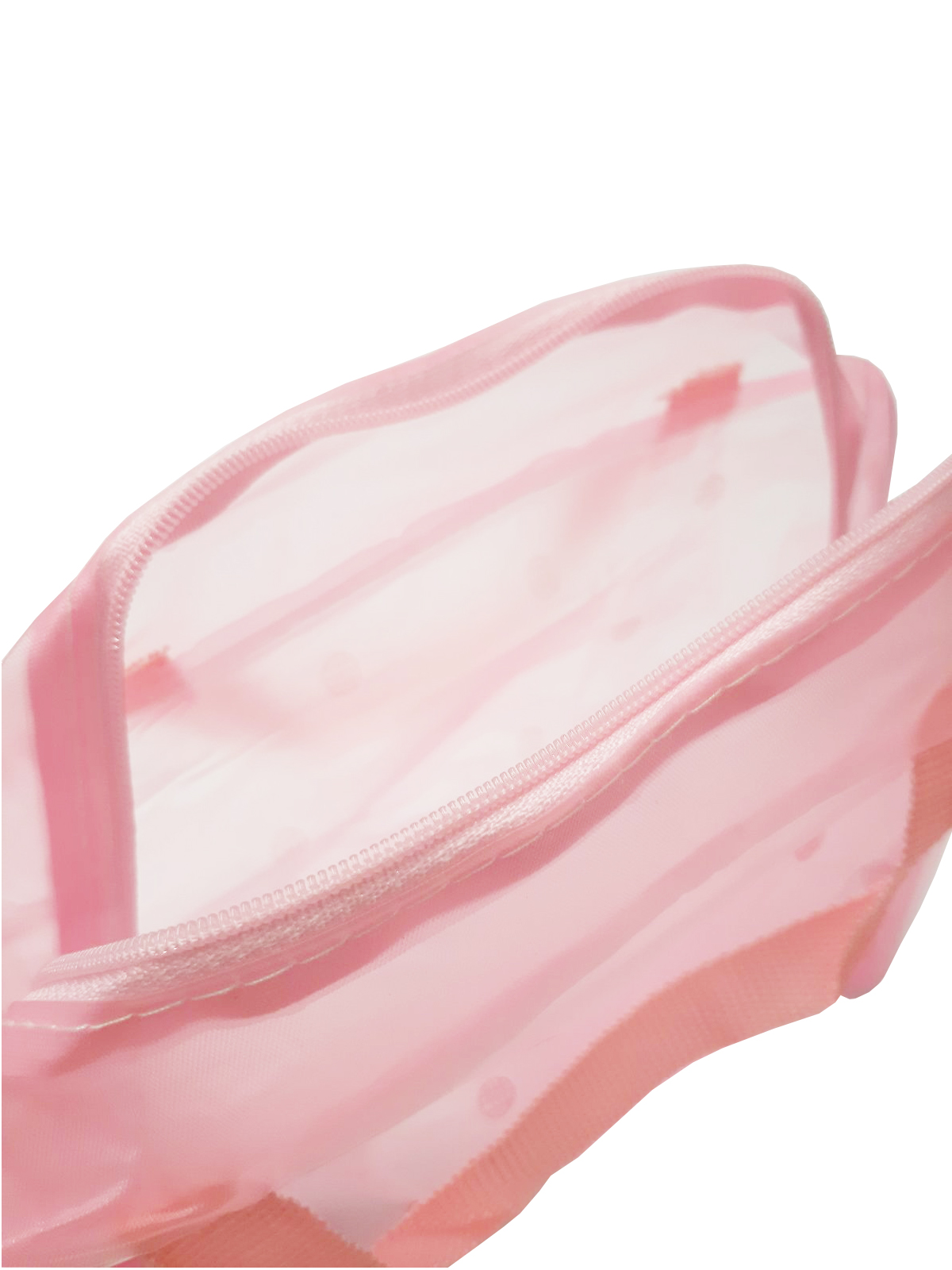 Косметичка банная ПВХ, отдел на молнии, 2 ручки, цвет розовый