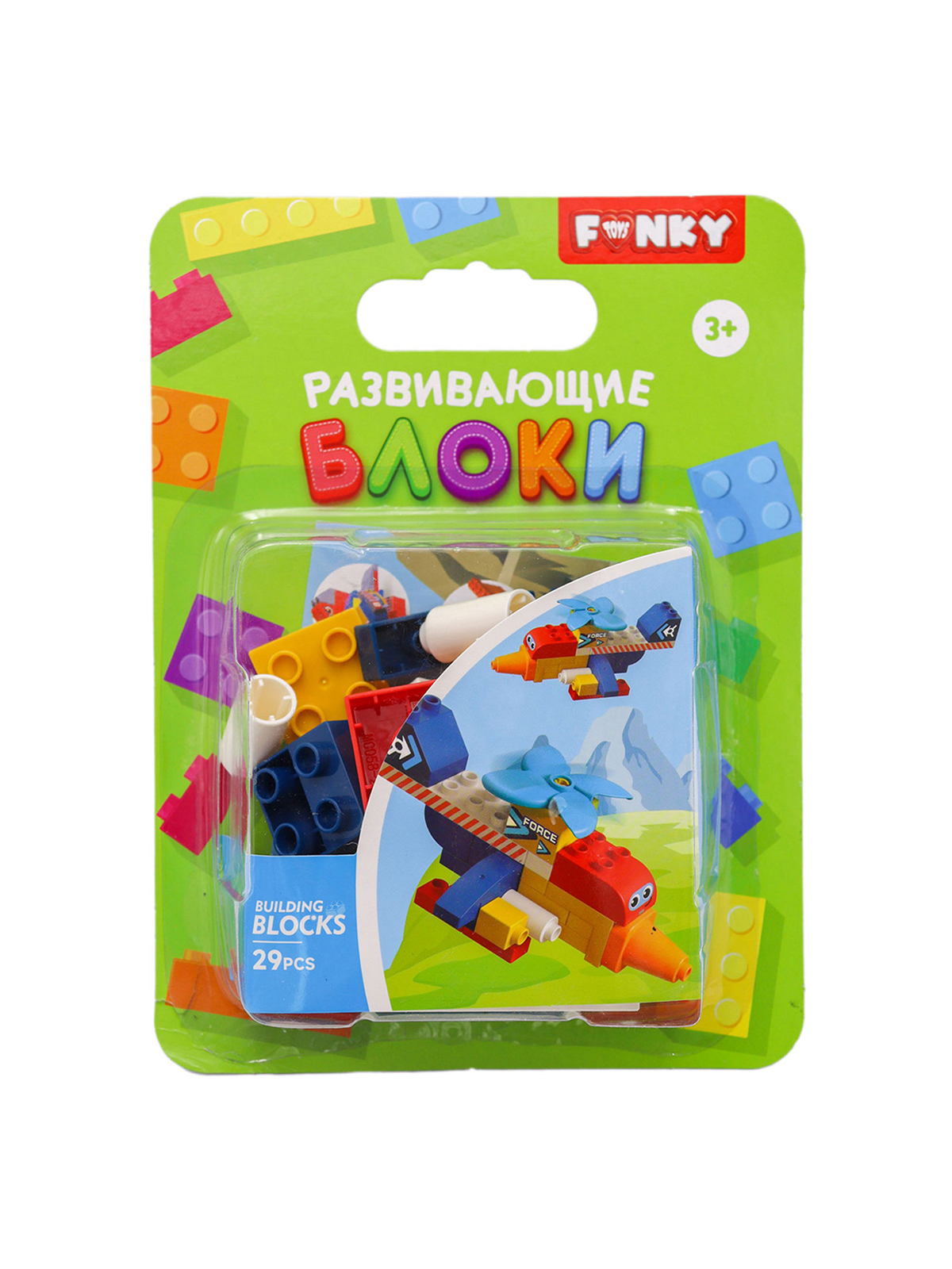 Конструктор с крупными блоками в ас-те Funky toys