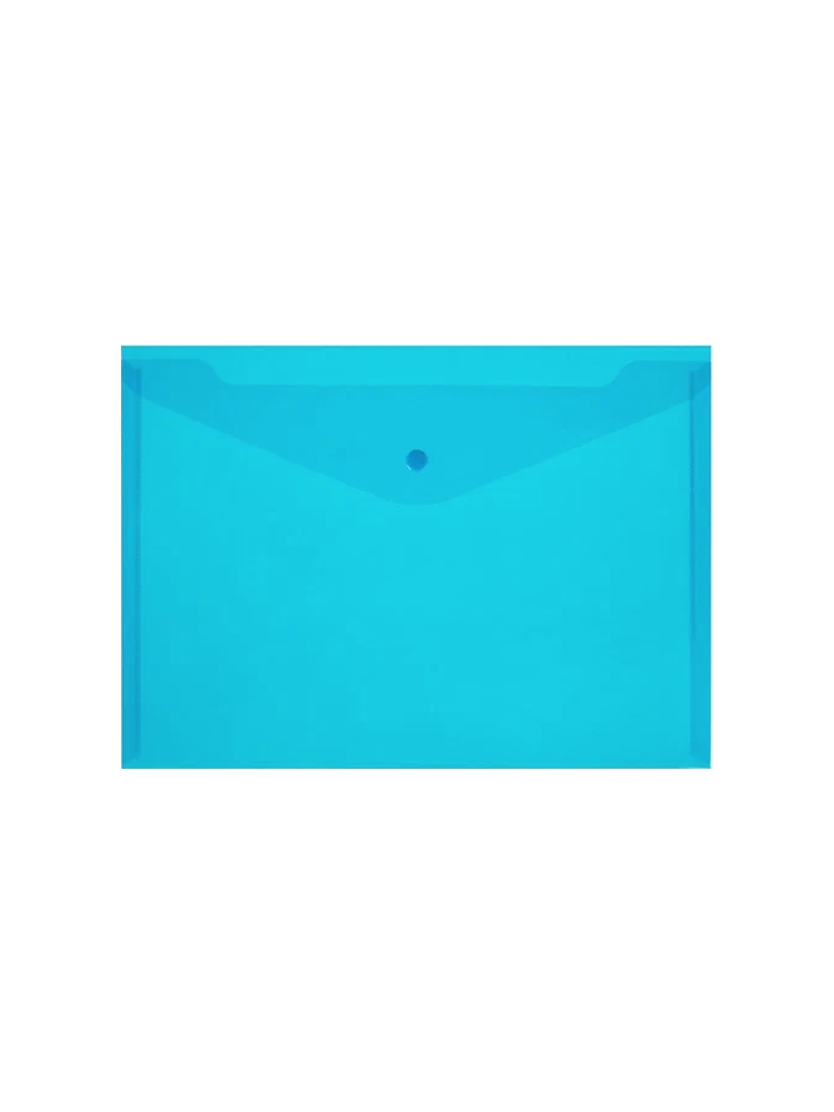 Папка-конверт "КНК" на кнопке А4, 180, цв.проз.синий