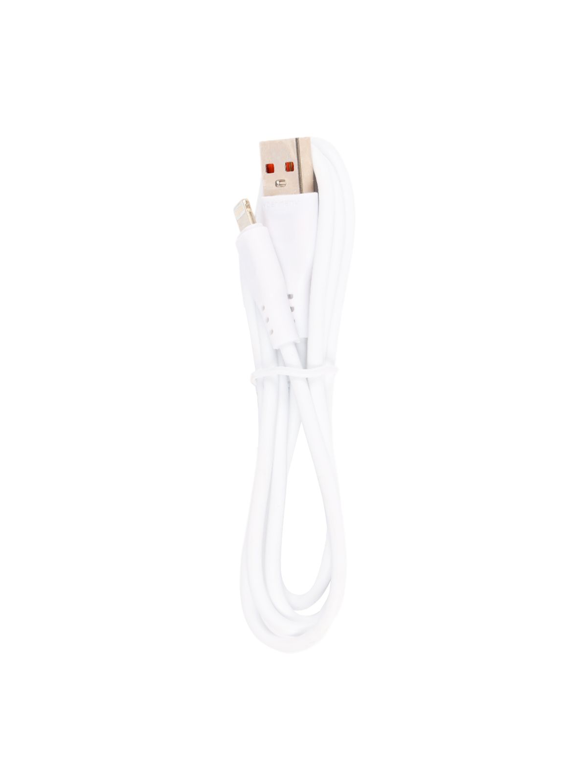 Кабель для зарядки, белый, lightning, 1.0М, 2.4А