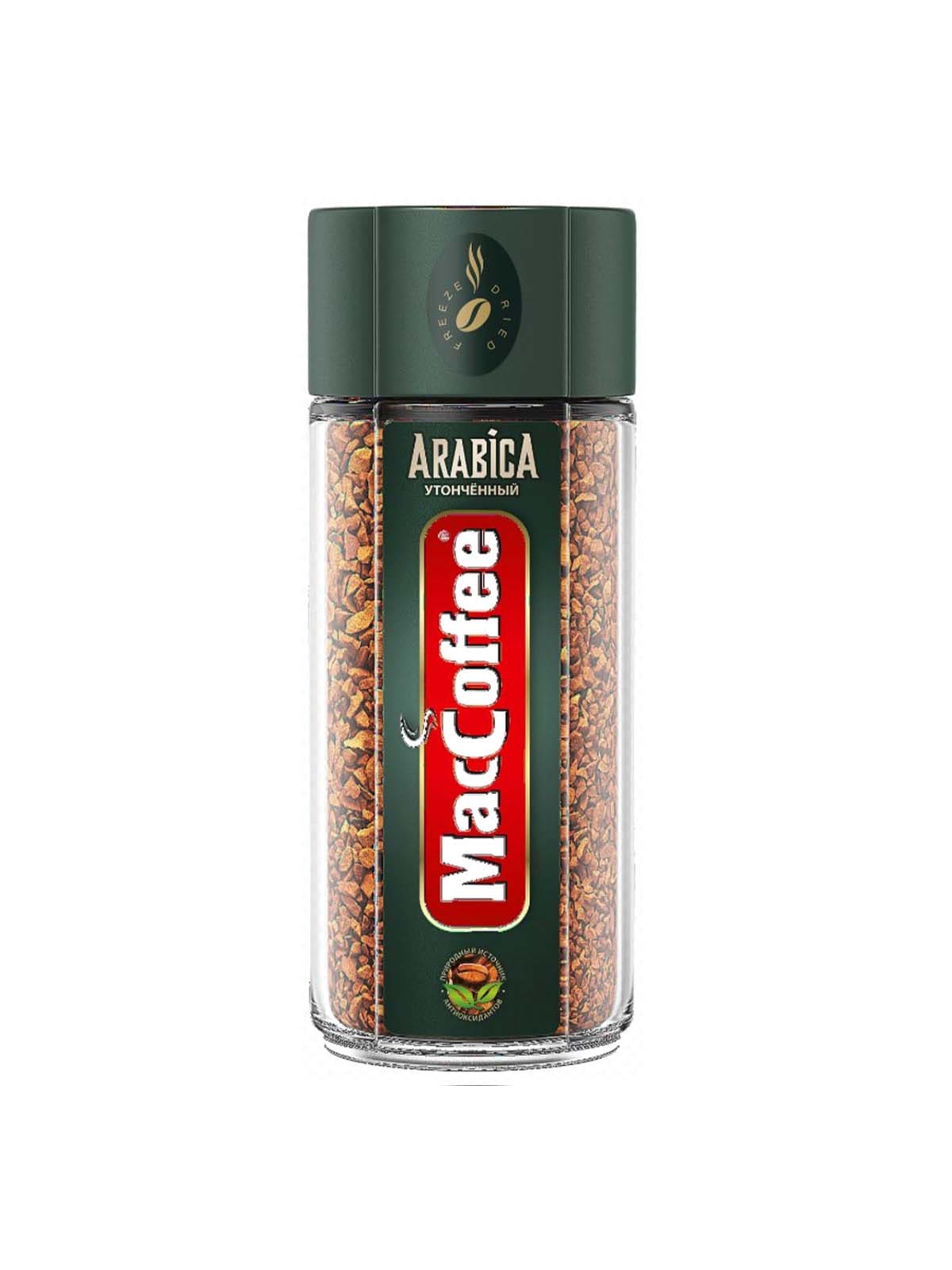 Кофе натур.растворимый сублим.  MacCoffee ARABICA, ст/б 100г