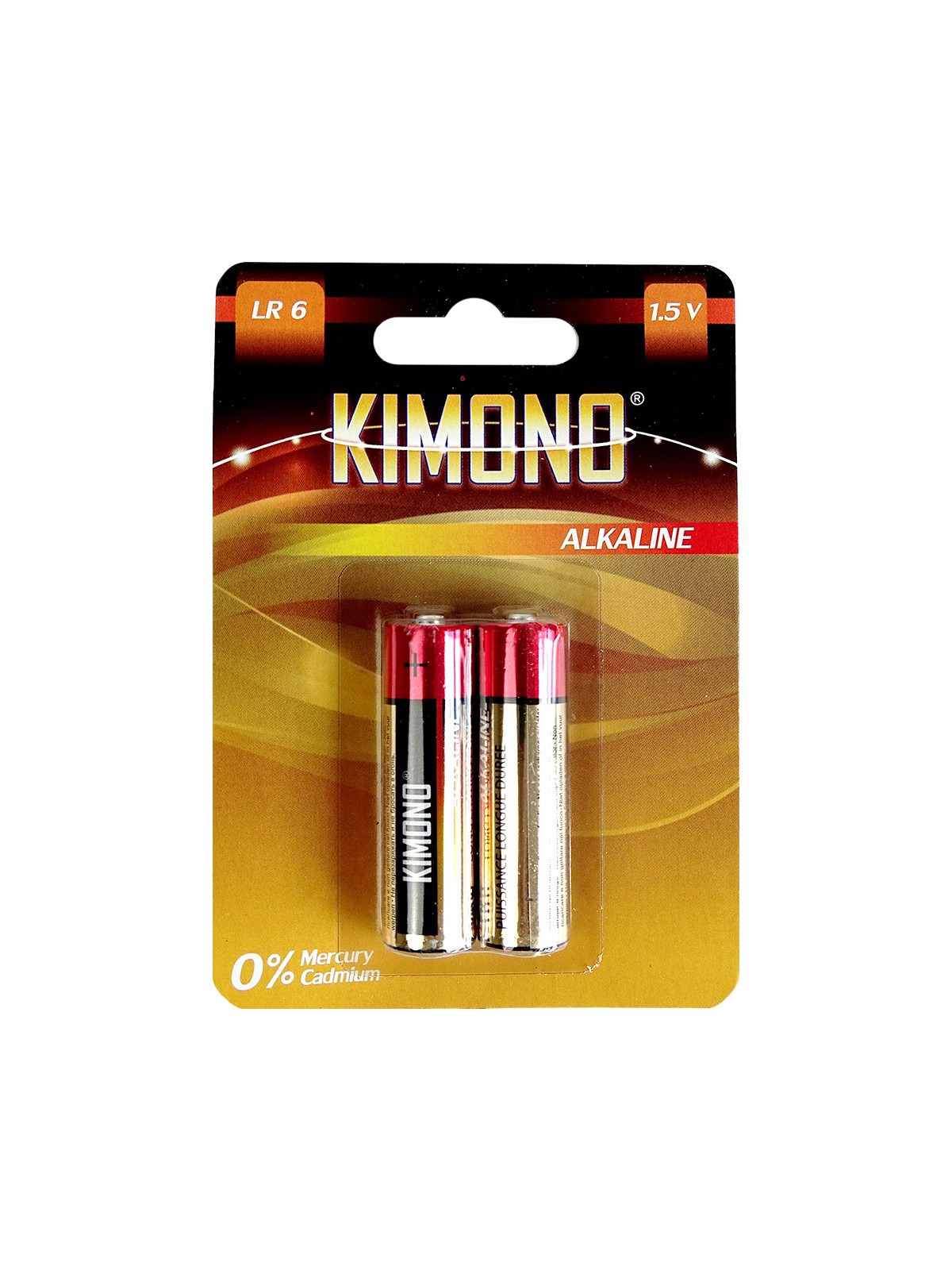 Элемент питания Kimono Alkaline  LR6/BL2 АА (Mignon, "пальчиковые") 1,5В 2шт