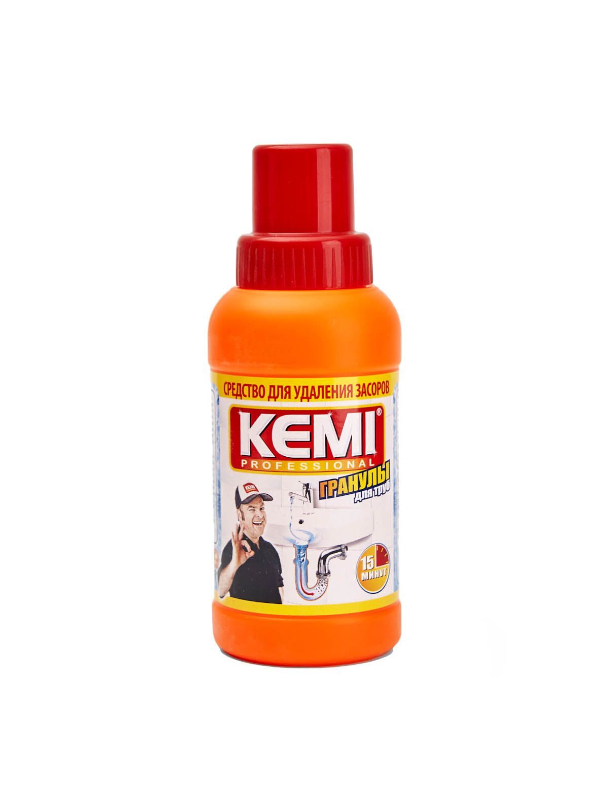 Средство для удаления засоров KEMI Professional, гранулы, 250г