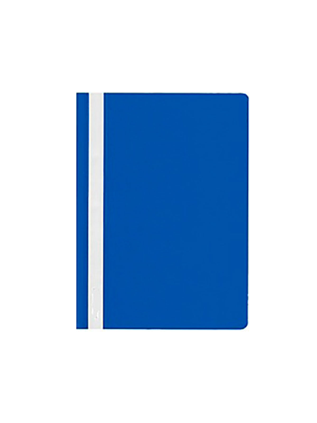 Папка скоросшиватель LITE А4, ц.синий, 110мкм, карман д/маркир.этикет.