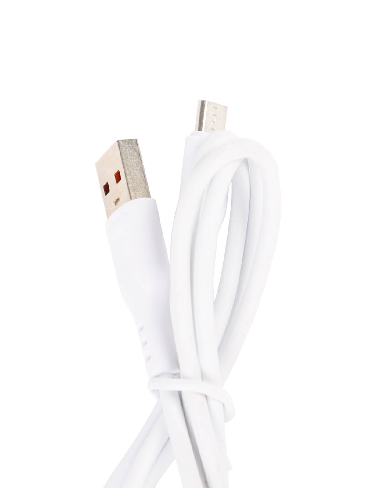 Кабель для зарядки, белый, MICRO USB, 1.0М, 2.4А