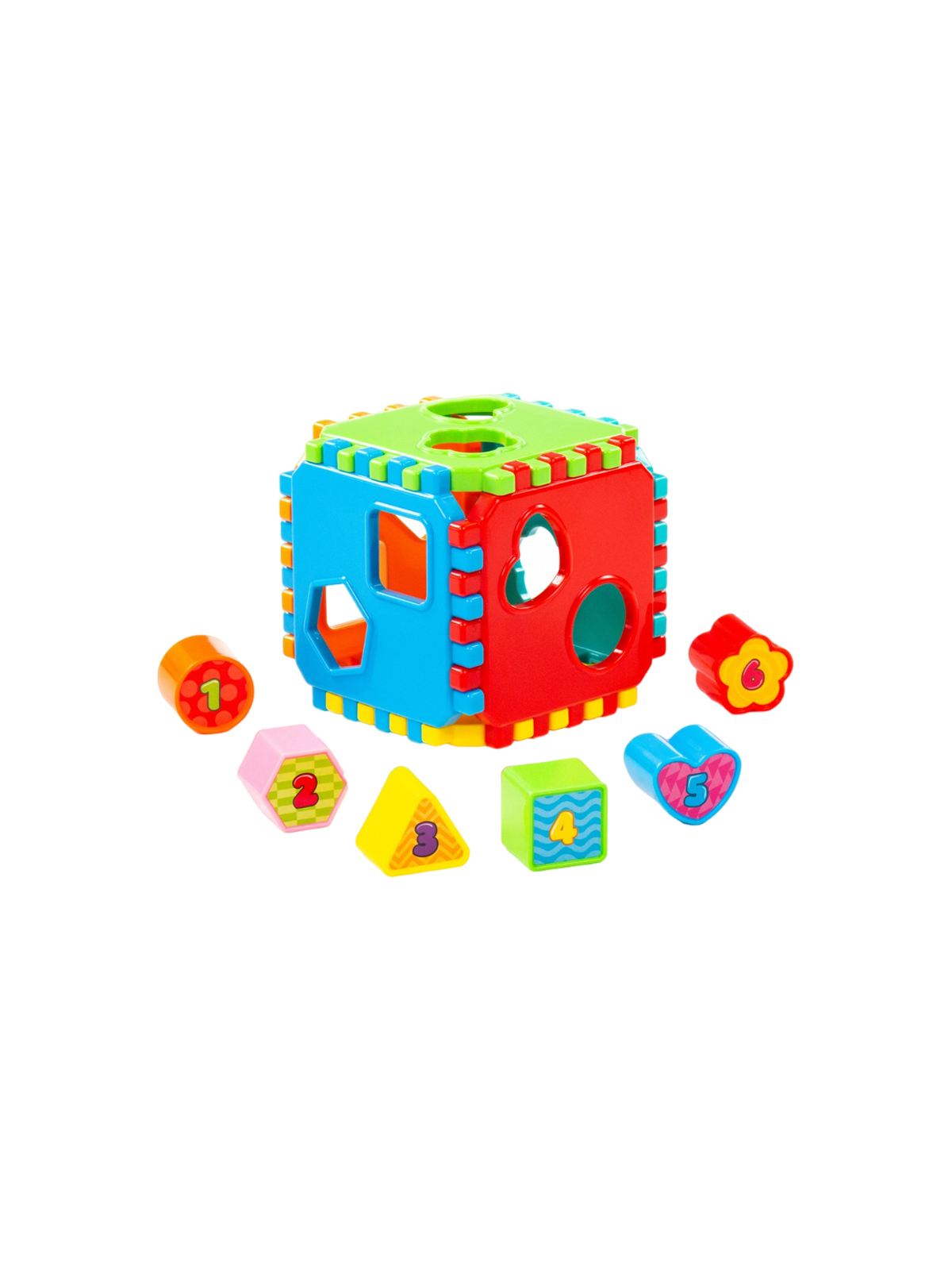 Игрушка развивающая "Куб" в сеточке