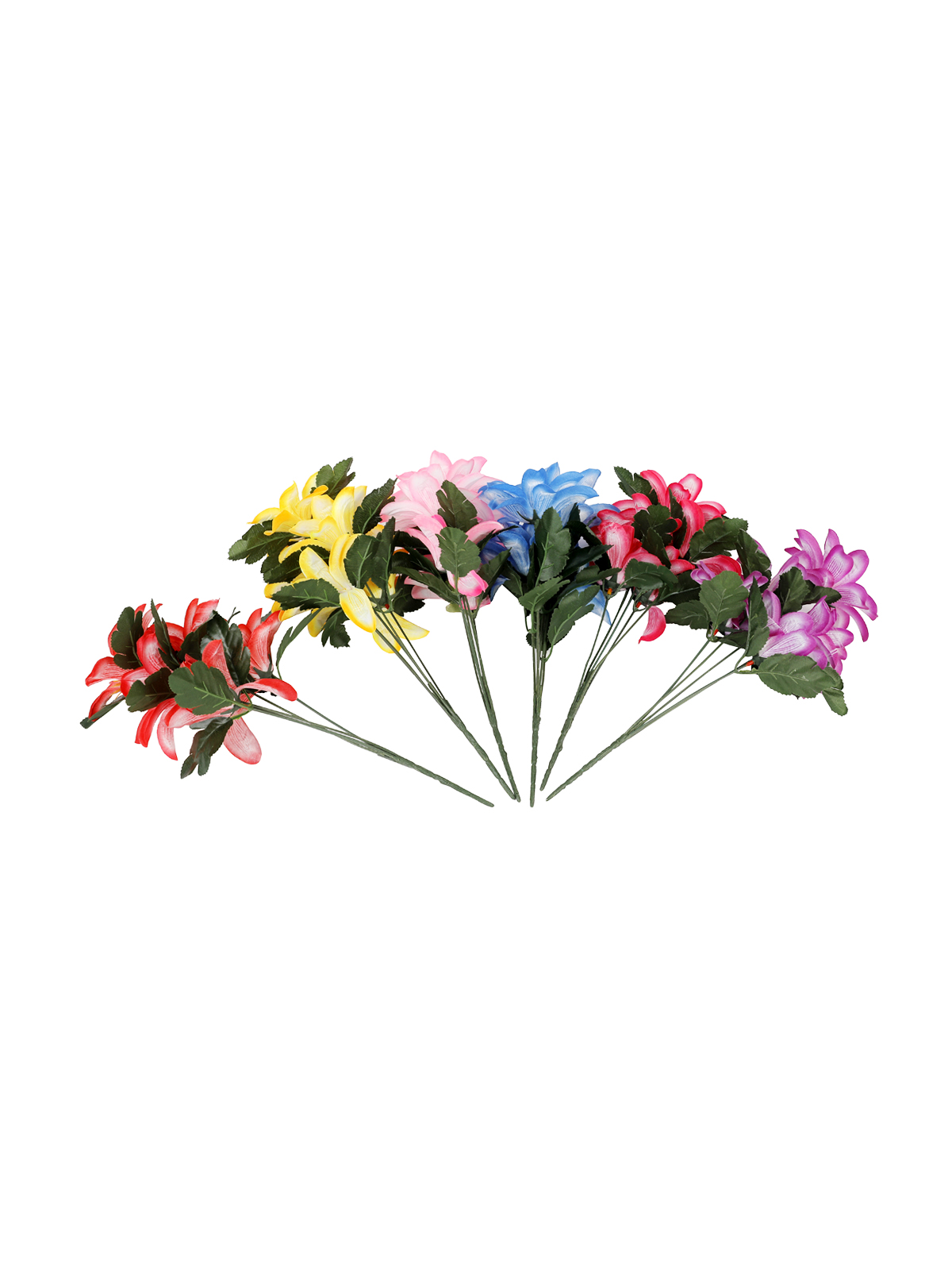 Букет искусственный "Орхидея", 5 цветков, 36 см
