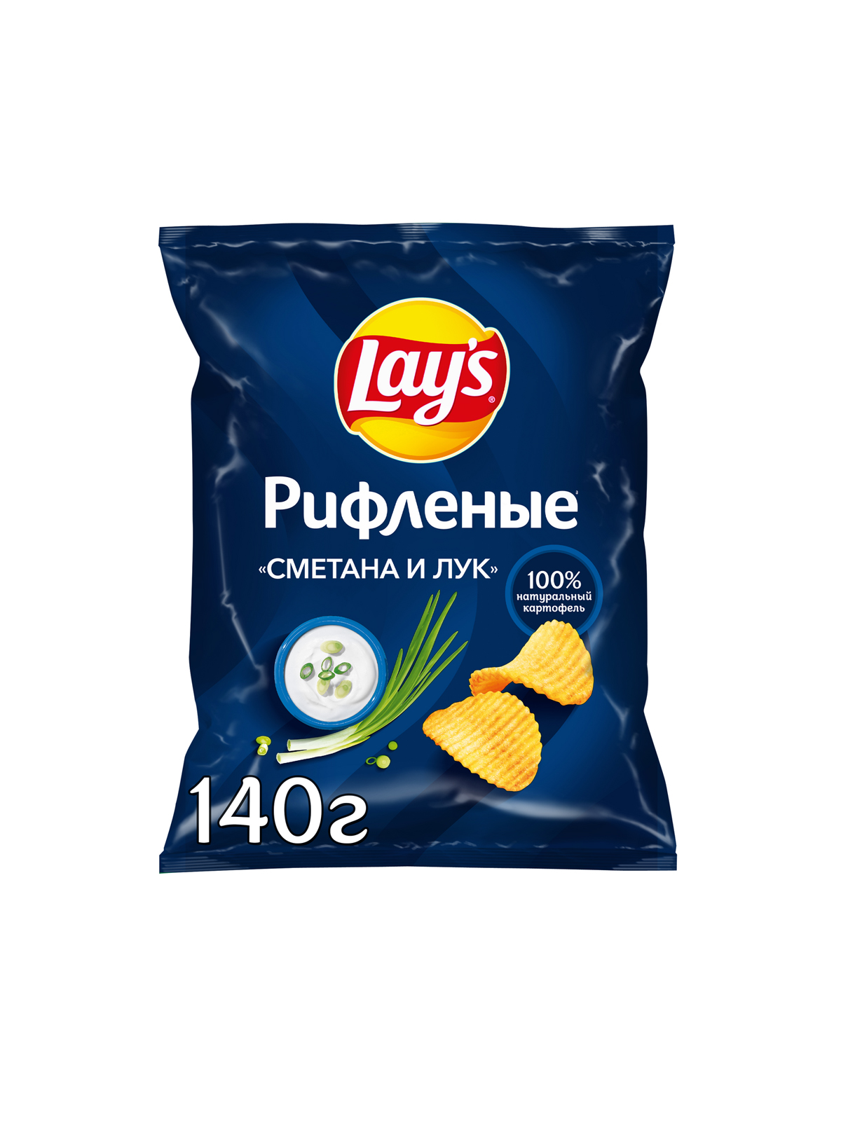 Чипсы Лейз Сметана Лук 140г