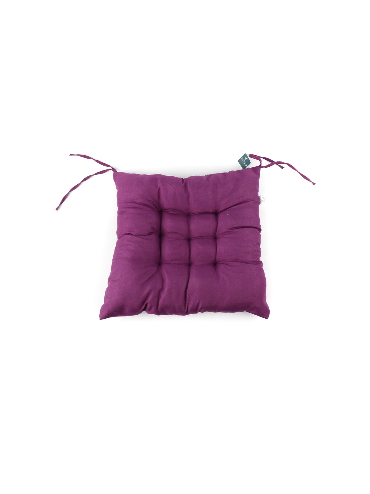 Подушка на стул с завязками "Однотонная", 39*39 см