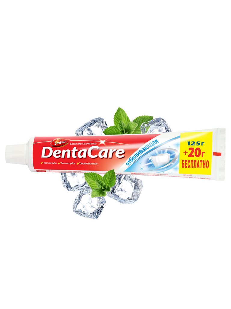 Зубная паста DENTA CARE Отбеливающая 125+20 мл