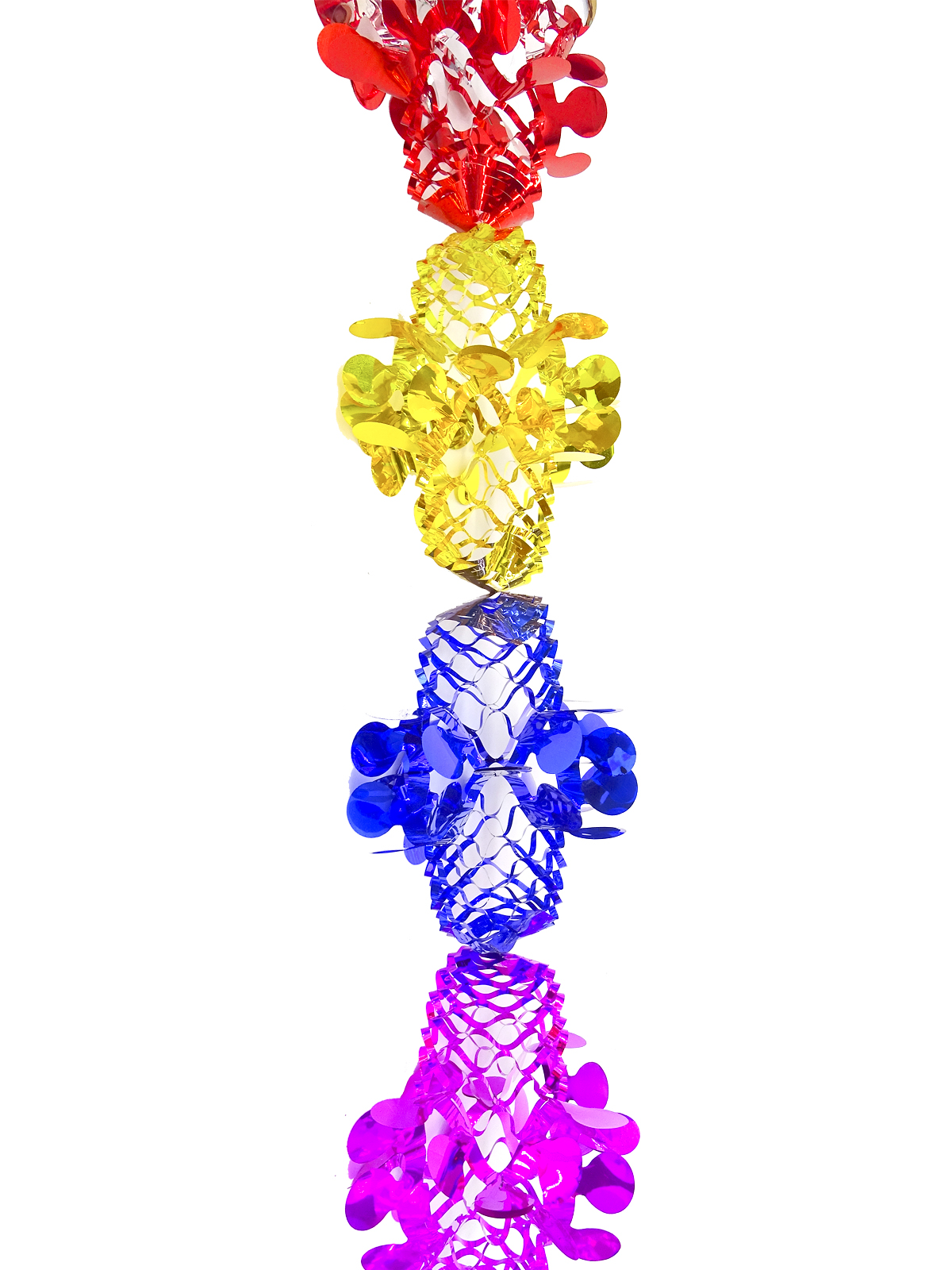 Шар фольгированный "Сеточки с кружками", 3,3 м, d=14 см, микс цвета