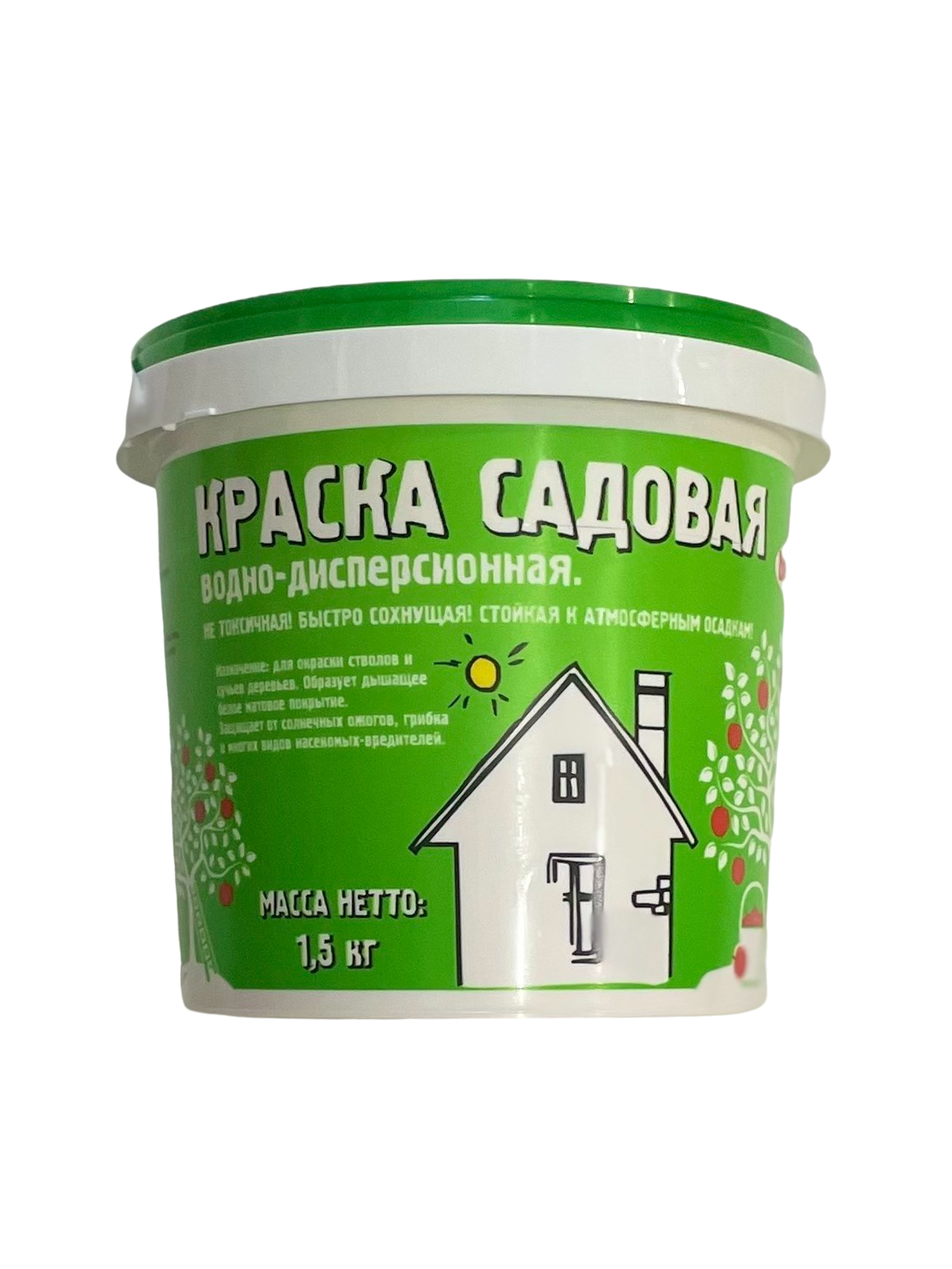 Краска для садовых деревьев, 1,5 кг