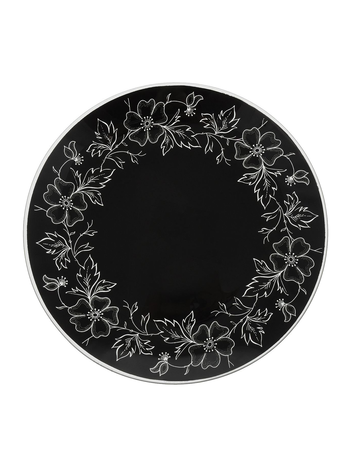 Тарелка десертная "Лара" чрн. 1 цв. 85-075-20 см