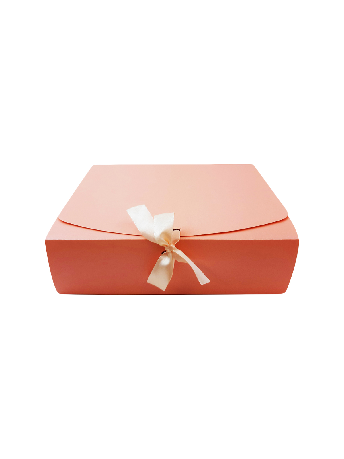 Коробка складная подарочная с бантом  "Дарите счастье", 24х20х7 см 