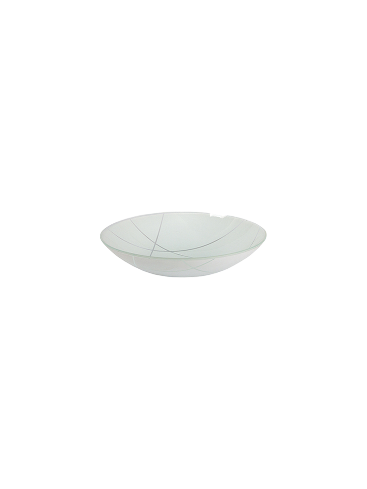 Тарелка глубокая 85-002-22,5 см. "Контур" бел. 1 цв.