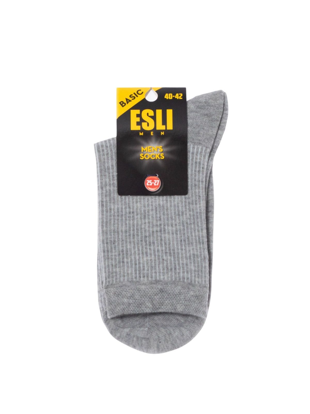 Носки мужские ESLI BASIC, р.25-27, 169 серый