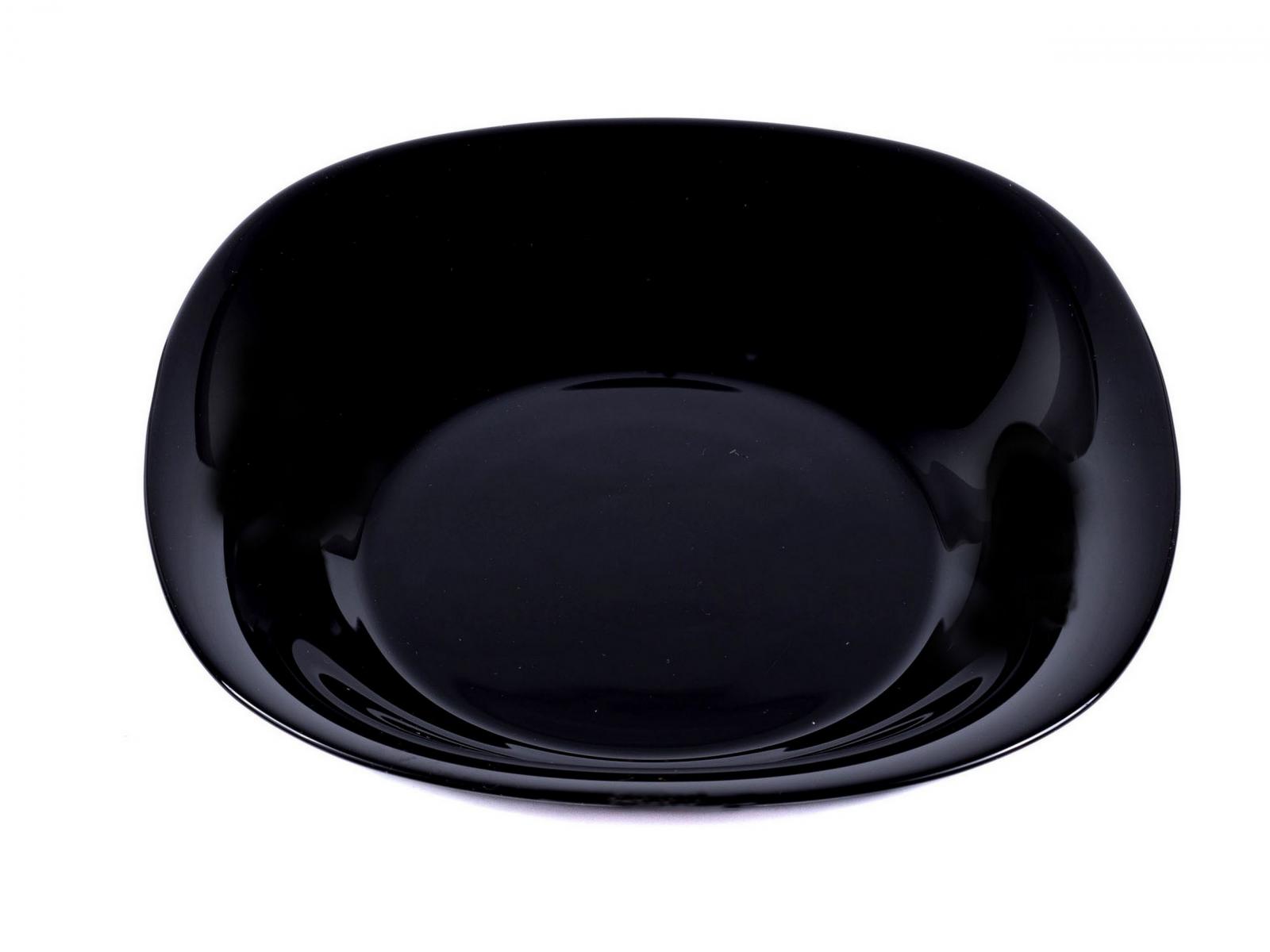 Тарелка глубокая стеклокерамическая "Carine Black" 21 см