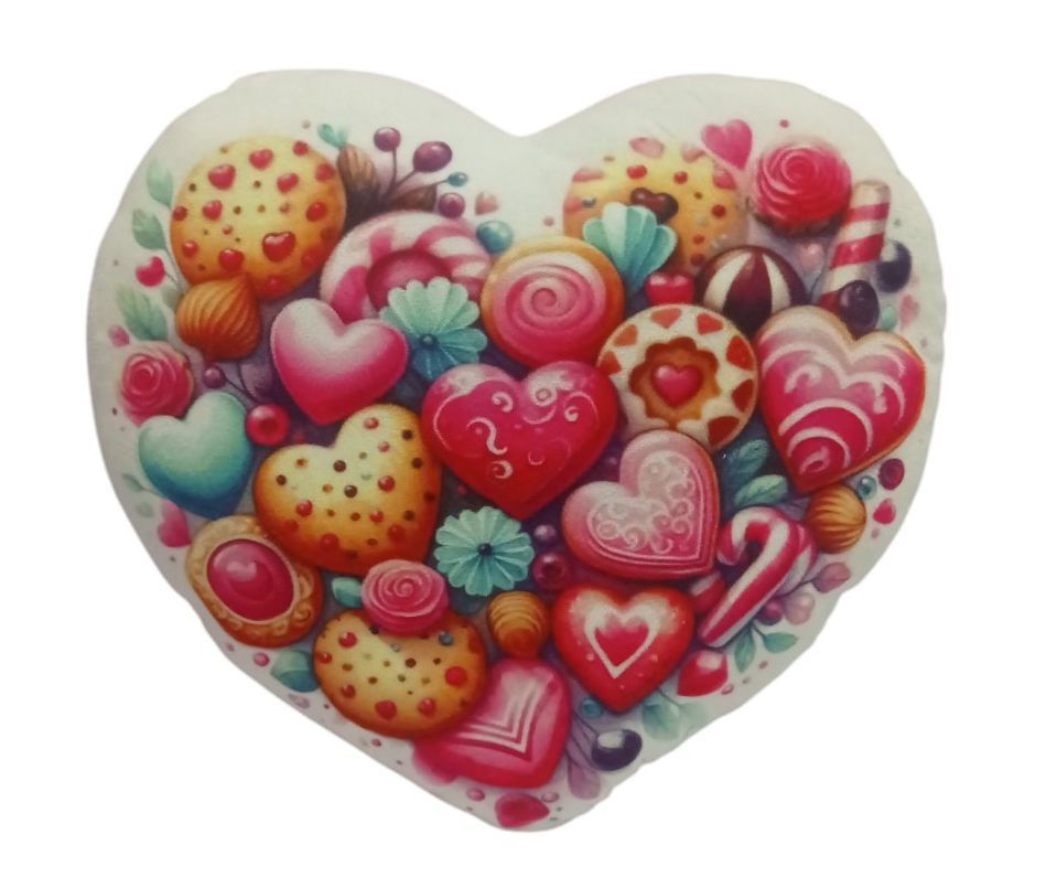 Мягкая игрушка Сердце микс