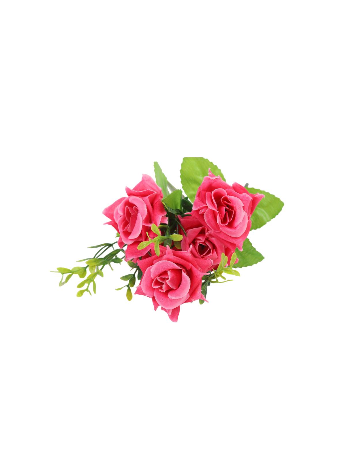 Букет искусственный "Роза", 5 цветков, 28 см