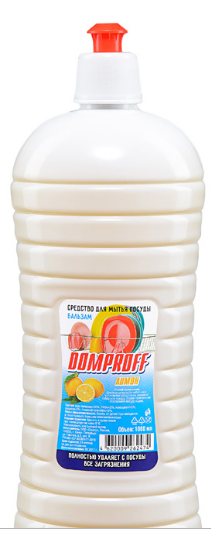 Бальзам для мытья посуды "DOMPROFF" Лимон 1000мл.