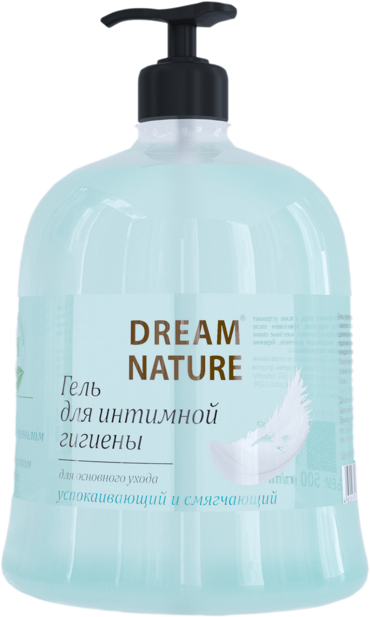Dream Nature Гель для интимной гигиены с Д-пантенолом и экстрактом алоэ-вера 500 мл