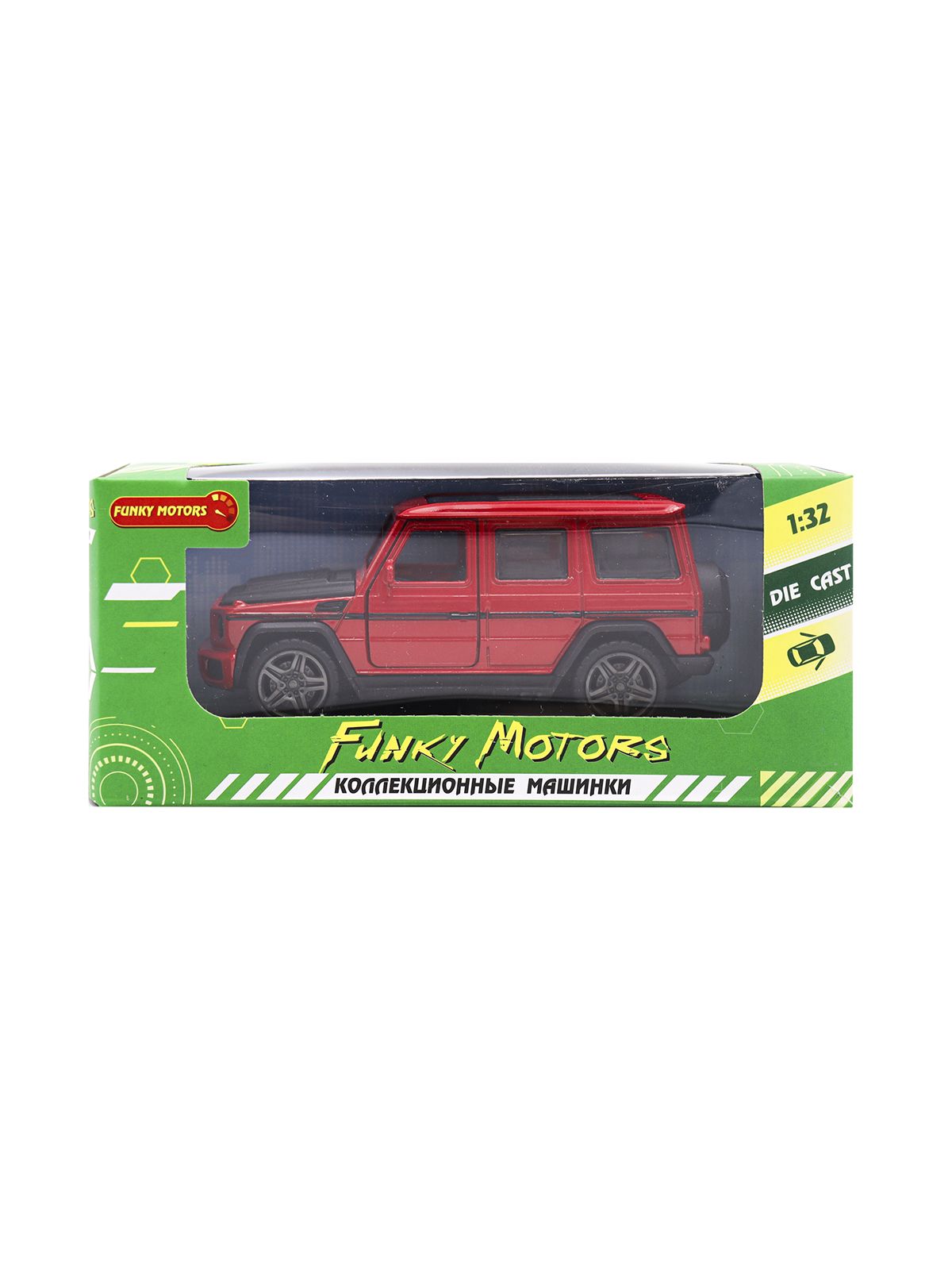 Машинка инерционная "Funky Toys" DIE-CAST, 1:32, металл, открыв.двери, в коробке, в асс-те