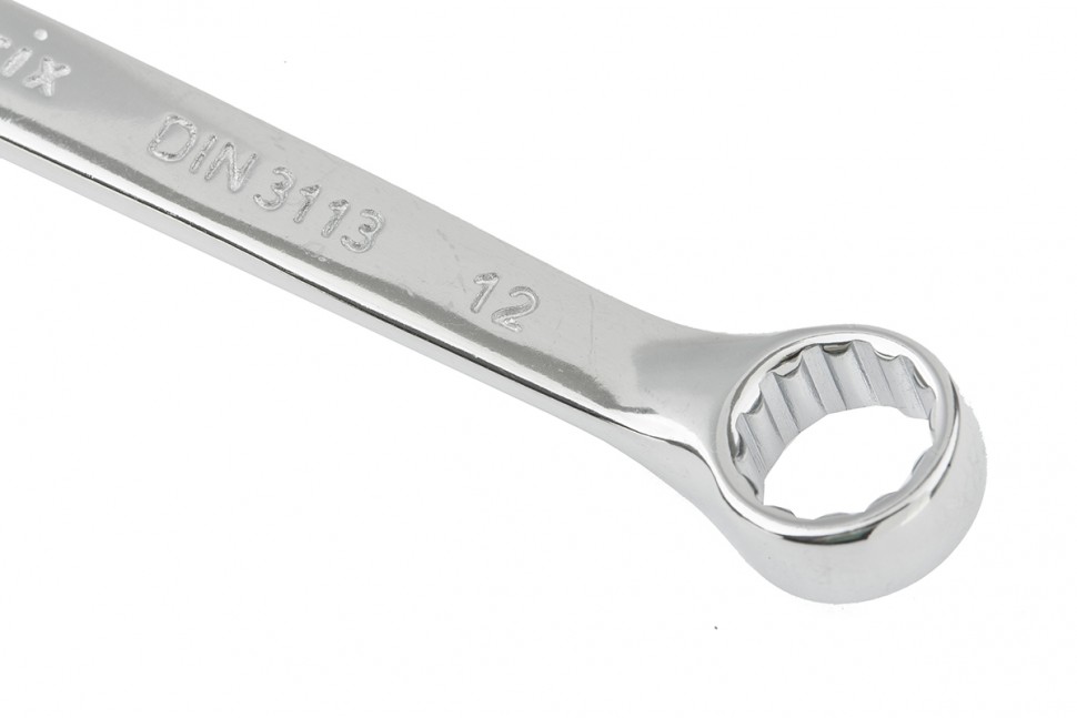 Ключ комбинированный, 12 мм, CrV, полированный хром// Matrix (страна ввоза - РФ)