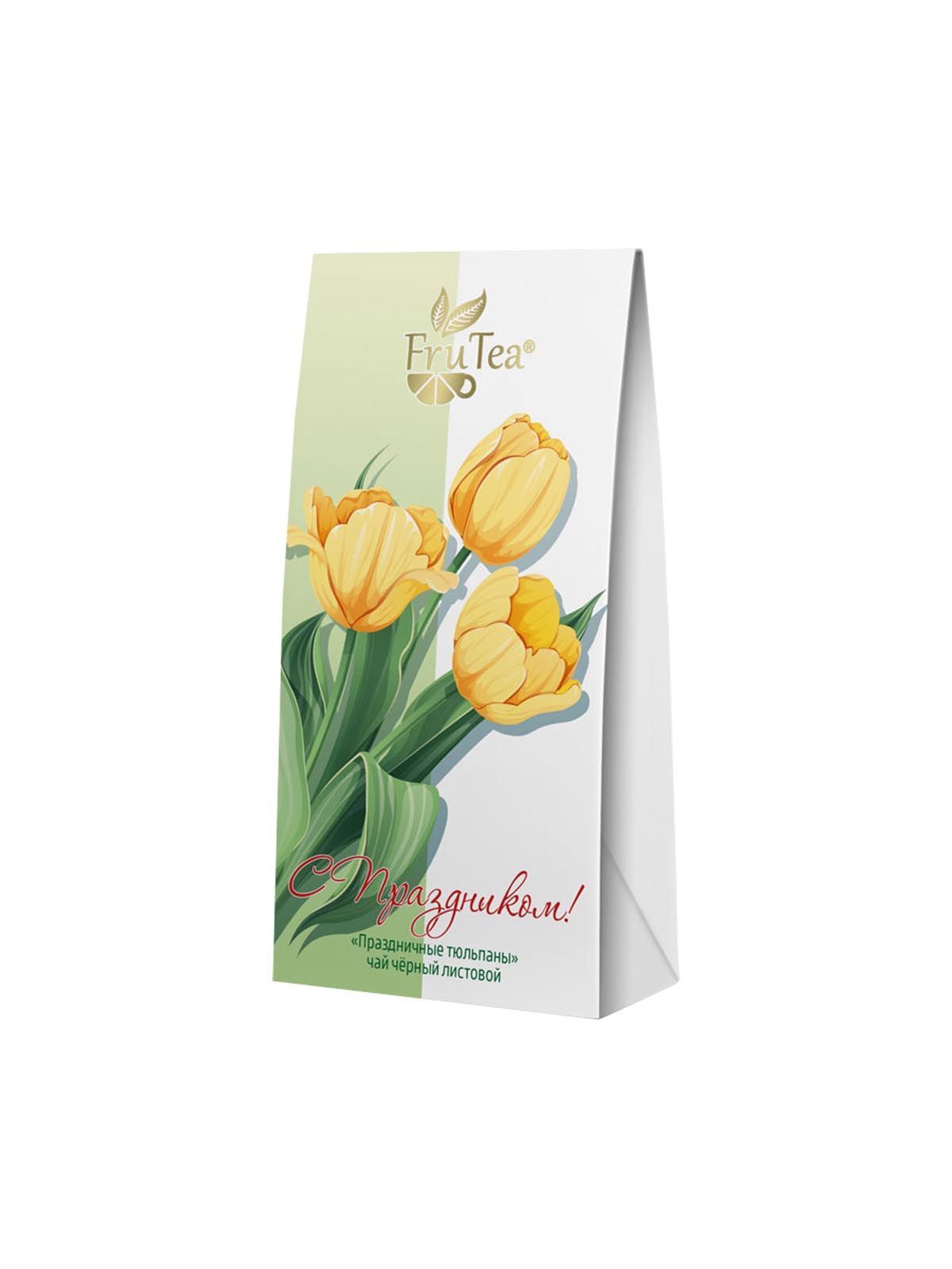 Чай черный листовой FruTea Праздничные тюльпаны  50 г
