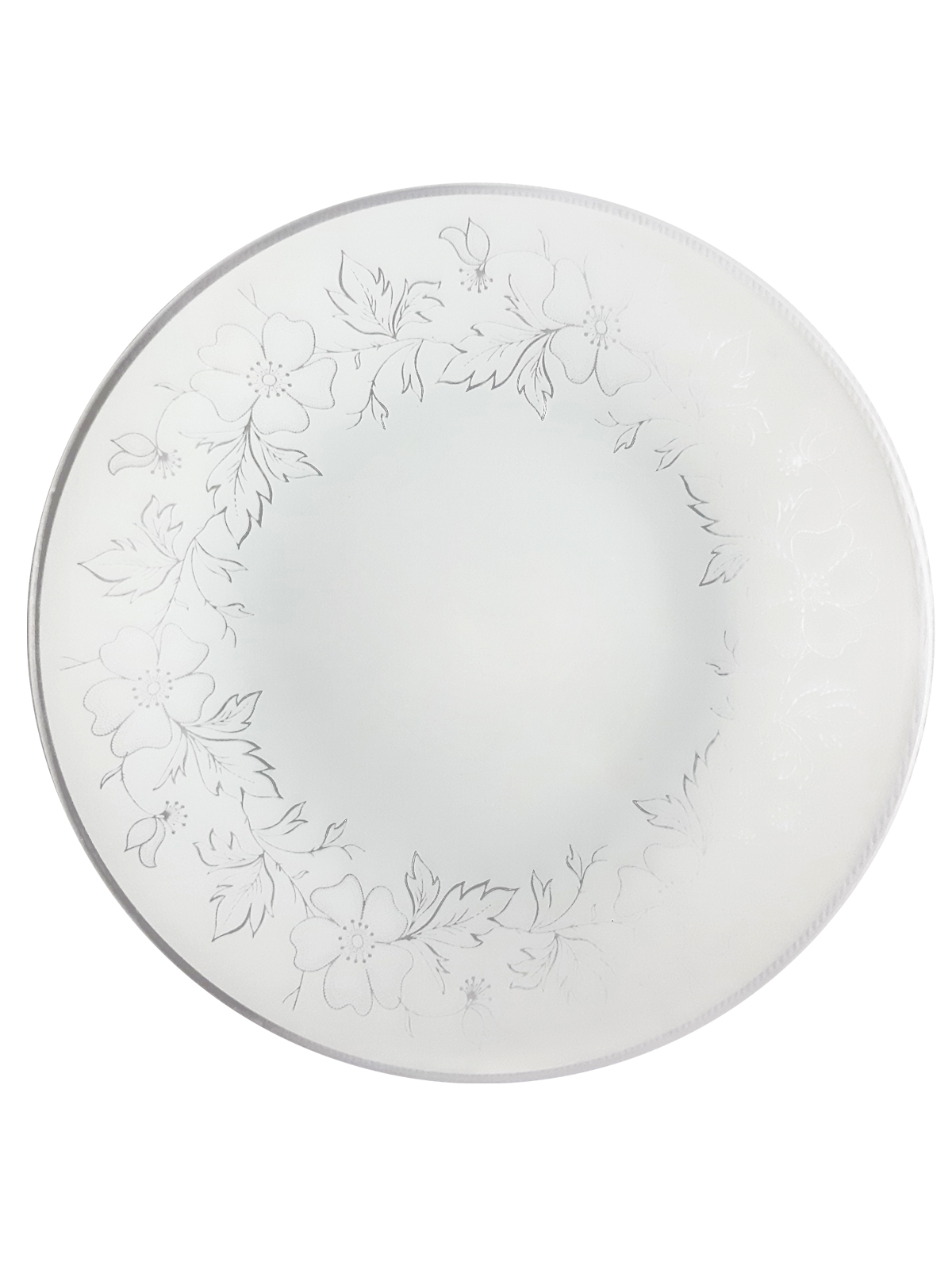 Тарелка десертная "Лара" бел. 1 цв. 85-075-20 см