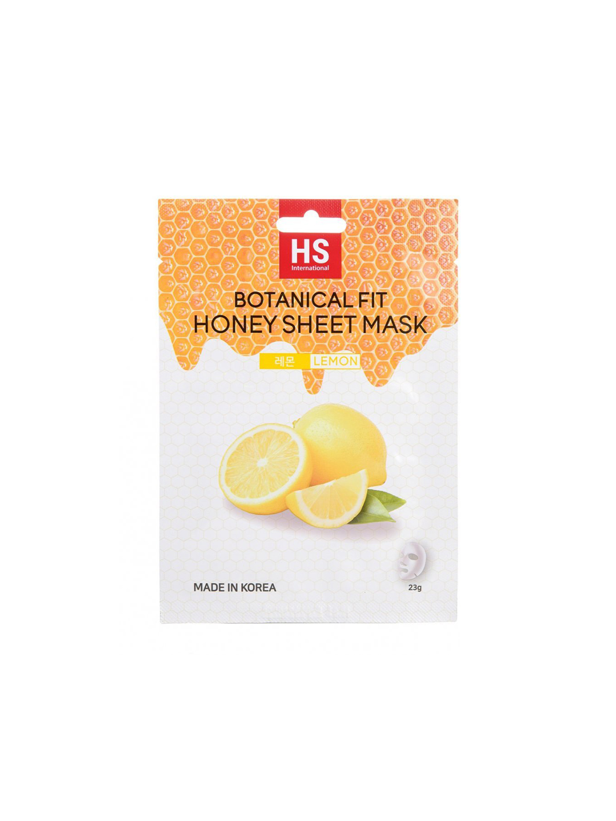 Маска для лица "BOTANICAL FIT HONEY" с медом и экстрактом лимона 23г