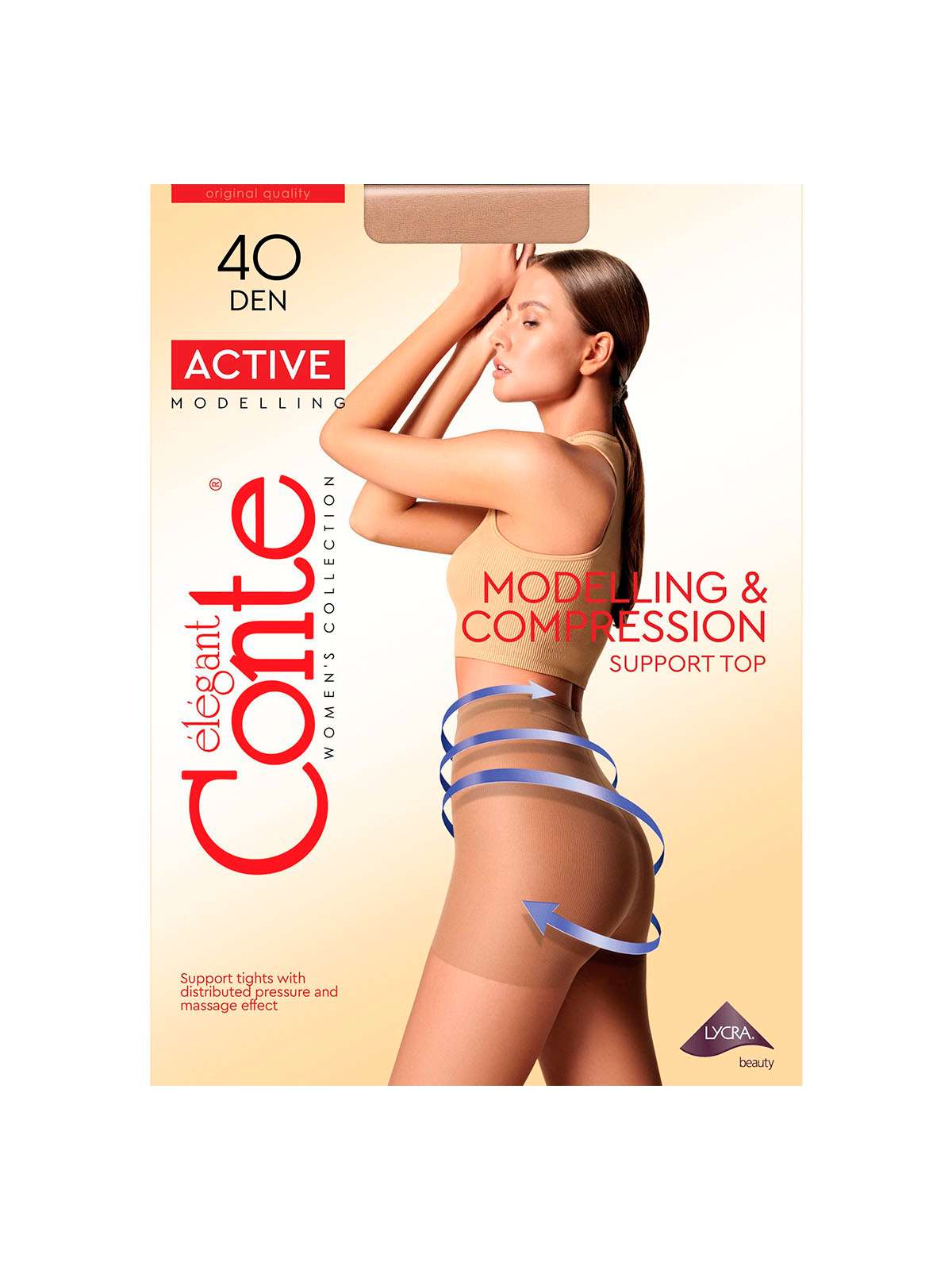 Колготки женские CONTE ELEGANT ACTIVE 40, р.4, bronz