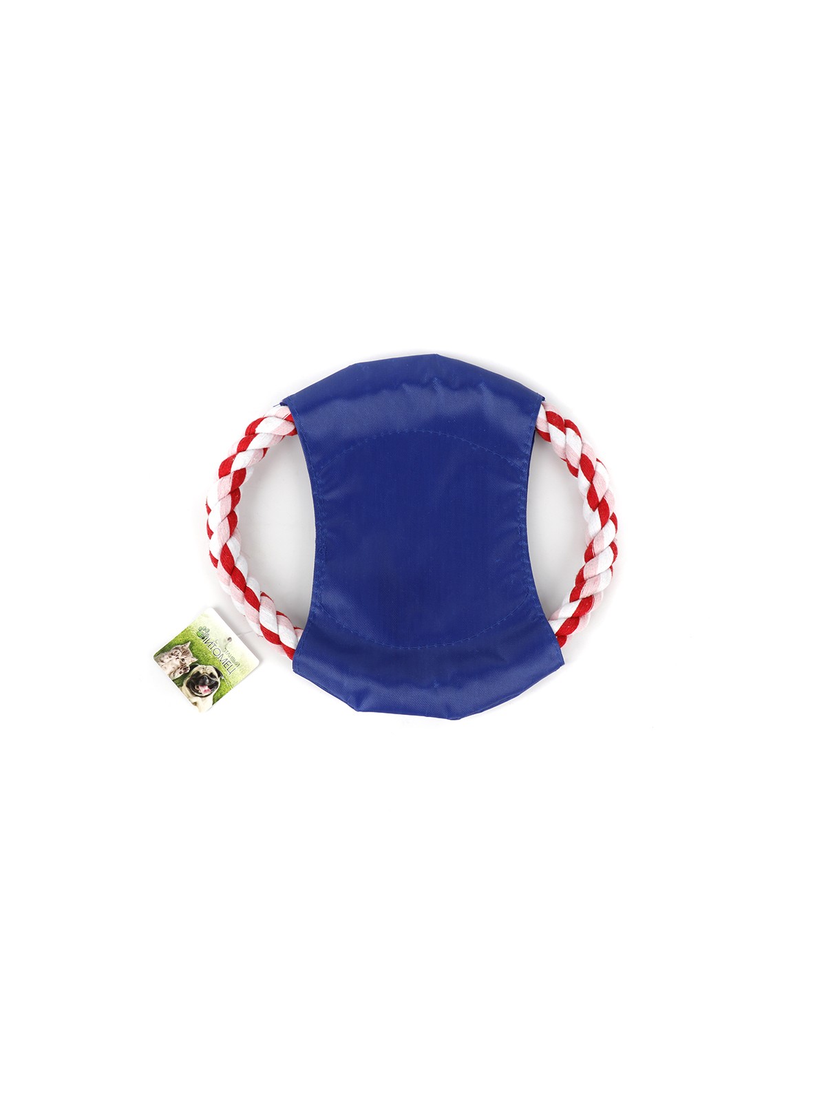 Игрушка-грызун для животных "Летающая тарелка", 20 см, 100 г, микс цвета