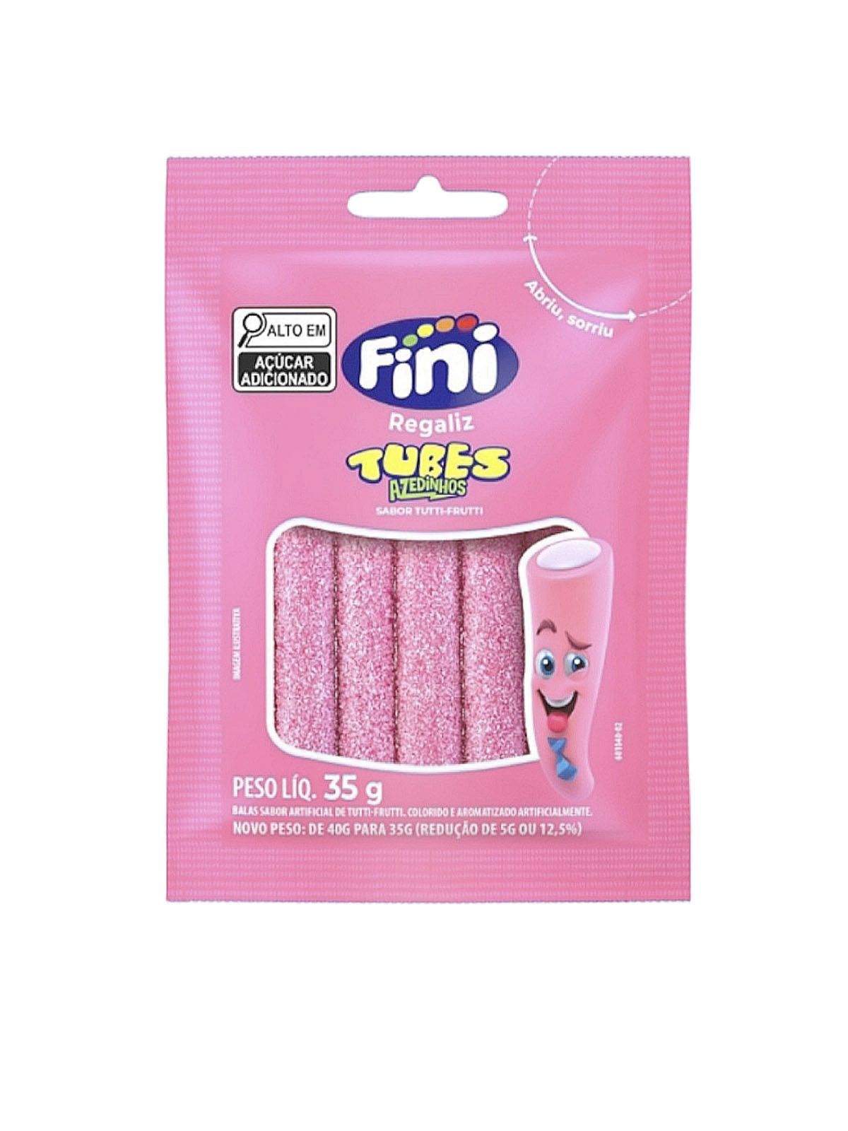 Мармелад "Fini" (Трубочки кислые Тутти-фрутти), 35г