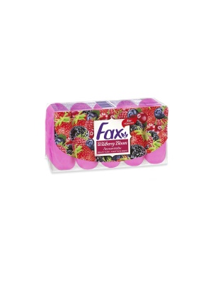 Мыло туалетное Fax Лесные ягоды и Гранат, 5x70г