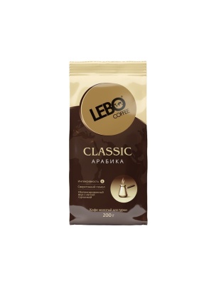 Кофе молотый LEBO CLASSIC кофе для турки, 200 г