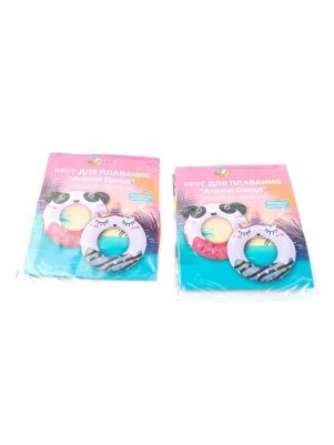 Круг для плавания надувной "Animal Donut", 55*65 см (PK524)
