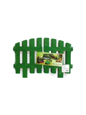 Забор декоративный "RENESSANS" №2, 1 шт длина 45 см, зеленый