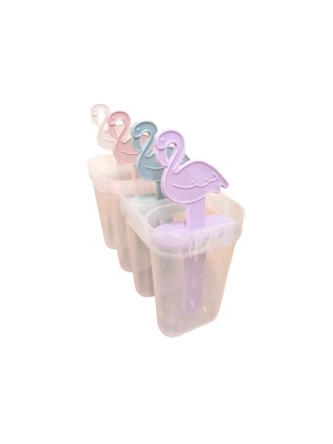 Форма для мороженого "Фламинго", 4 ячейки