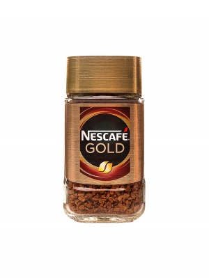 Кофе NESCAFE Gold растворим. с доб. натуральн. жареного молот. кофе ст/б 47,5г