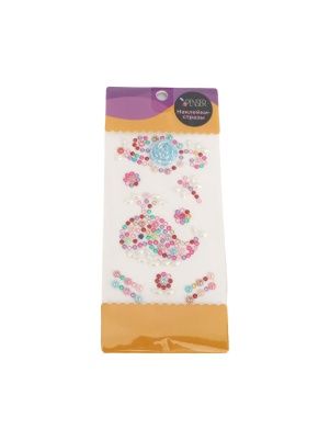 Наклейки-стразы декоративные, 12,5*7,5 cм (PK443)