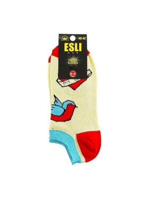Носки мужские ESLI ультрокороткие р.25-27, цвет Ассорти