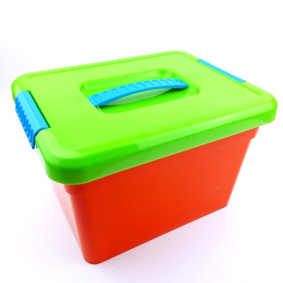 Ящик для хранения Kid's Box с ручкой 5л цвет в ассорт.