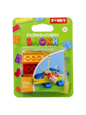 Конструктор с крупными блоками в ас-те Funky toys