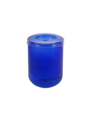 Свеча парафиновая ароматизированная в стакане  с крышкой, микс