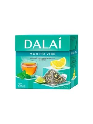 Чай "DALAI""Мохито вайб" зеленый  20 пир.