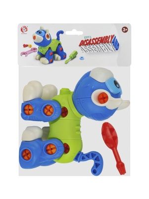Игрушка-конструктор. Кошечка (в наборе отвертка,в пакете) (13х6,5х12,5 см)