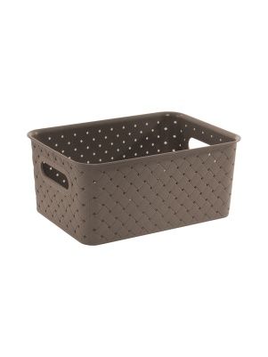 Корзинка "Береста" 3л 235х173х105мм (шоколад)