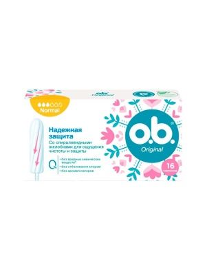 O.B. тампоны Original Normal 16шт