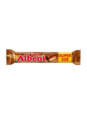 Шоколадный батончик Albeni Super с печеньем и карамелью  55г