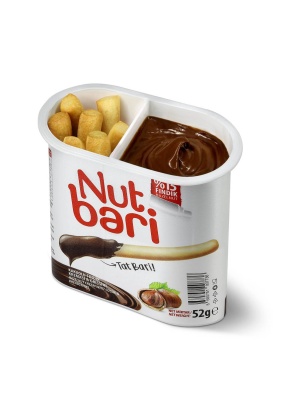 Паста ореховая с какао и печеньем Nut Bari, 52г